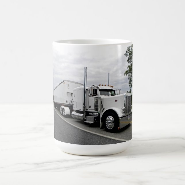 White Peterbilt 379 Mug (Center)