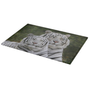 White phase, Bengal Tiger, Tigris Cutting Board