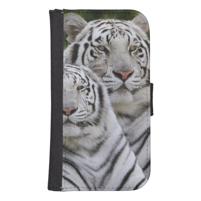 White phase, Bengal Tiger, Tigris Samsung Galaxy Wallet Case (Front)