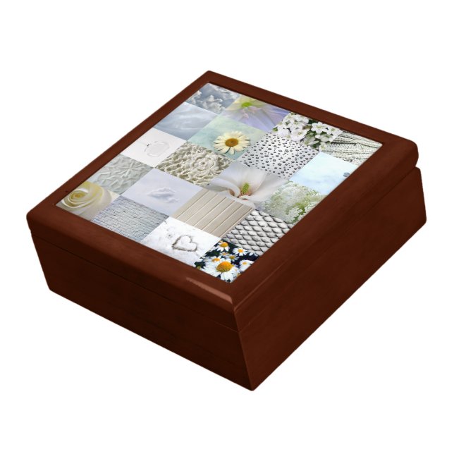 White photography collage gift box (Side)