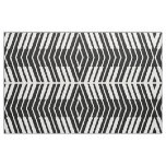 White Piano Keys Patterned Fabric