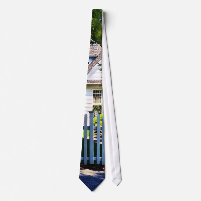 White Picket Fence Tie (Front)