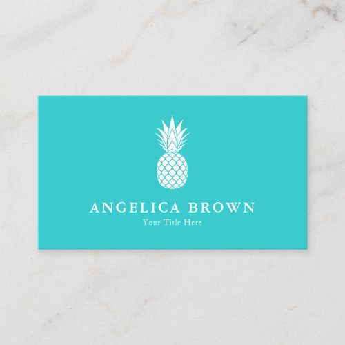 White Pineapple Business Card
