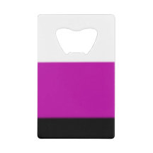 White, Pink, and Black Ombre