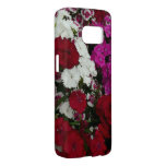 White, Pink and Red Dianthus Floral Samsung Galaxy S7 Case