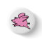 White Pink Flying Pig