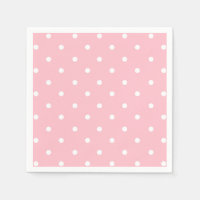 White Pink Polka Dot