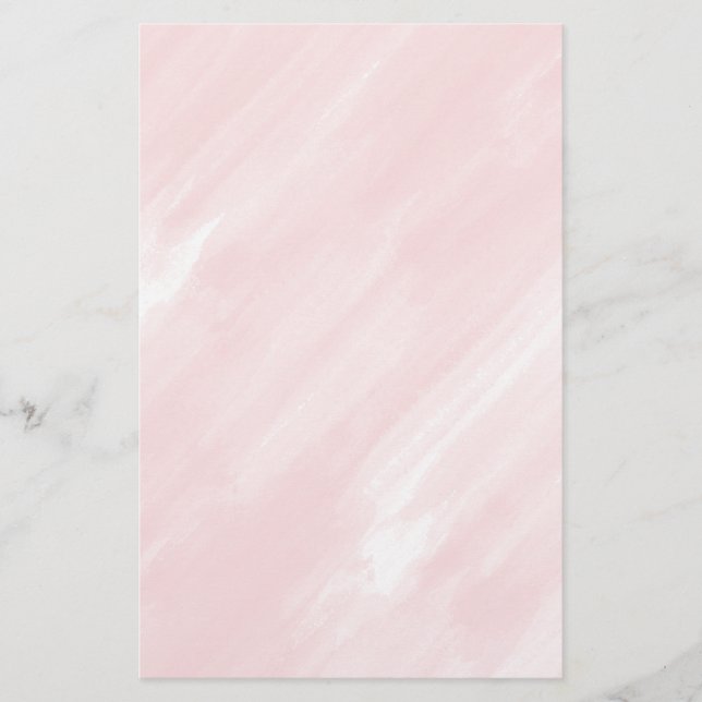 White & Pink Watercolor Watercolor Soap Wrap Paper (Front)