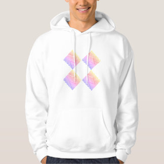 White & pinkish Hoodies