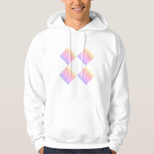 White  pinkish Hoodies