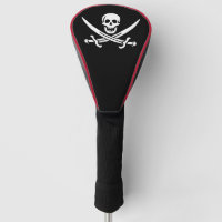 White, Pirate Flag Calico Jack, Skull & Cutlass