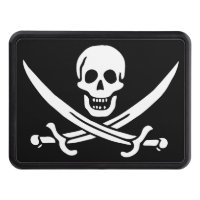 White, Pirate Flag Calico Jack, Skull & Cutlass 