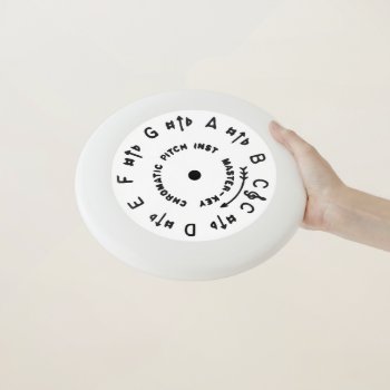 White Pitch Pipe Wham-o Frisbee by BarbeeAnne at Zazzle
