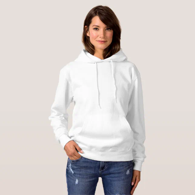 white plain hoodie | Zazzle