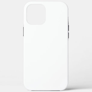 White Plain solid color  Case-Mate iPhone Case