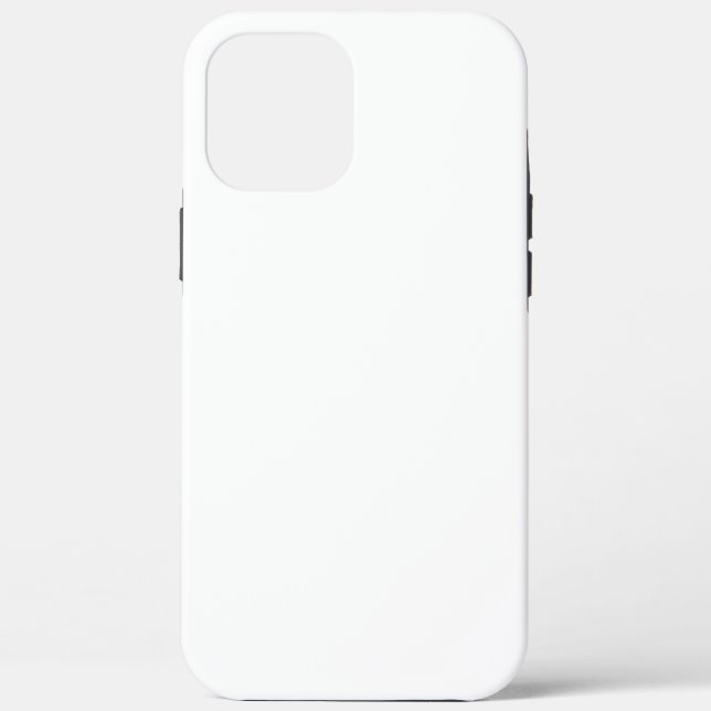 White Plain solid color  Case-Mate iPhone Case (Back)