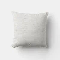 Solid Plain White | Throw Pillow