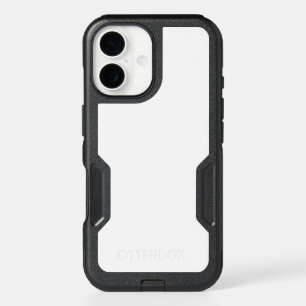 White Plain solid color iPhone 16 Case