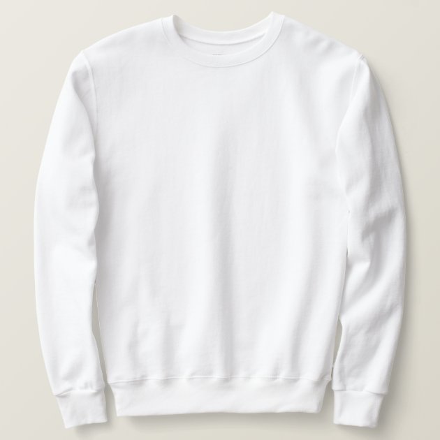 White 2025 plain sweater