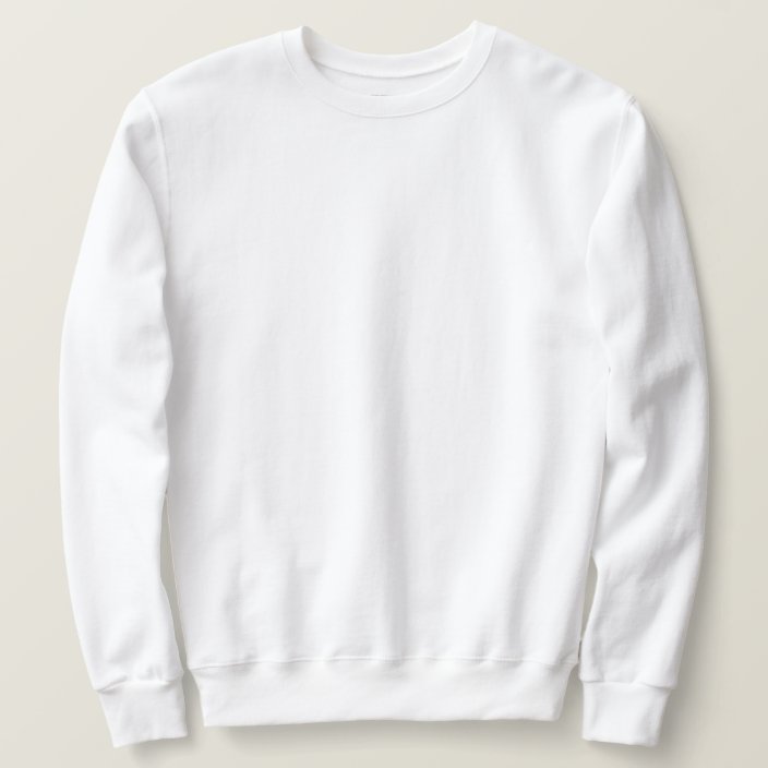 white plain sweatshirt | Zazzle