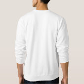 white plain sweatshirt (Back)