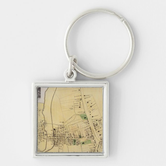 White Plains, NY Keychain (Front)