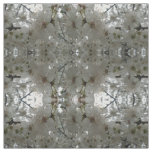 White Plum Flower Fabric