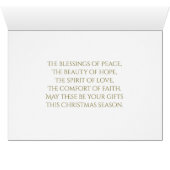 White Poinsettia Christmas (Inside Horizontal (Bottom))