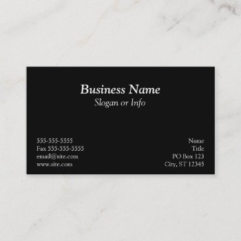 White Polka Dot Business Card by designs4you at Zazzle