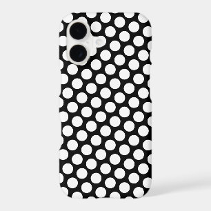 White Polka Dot Design iPhone 17 Case