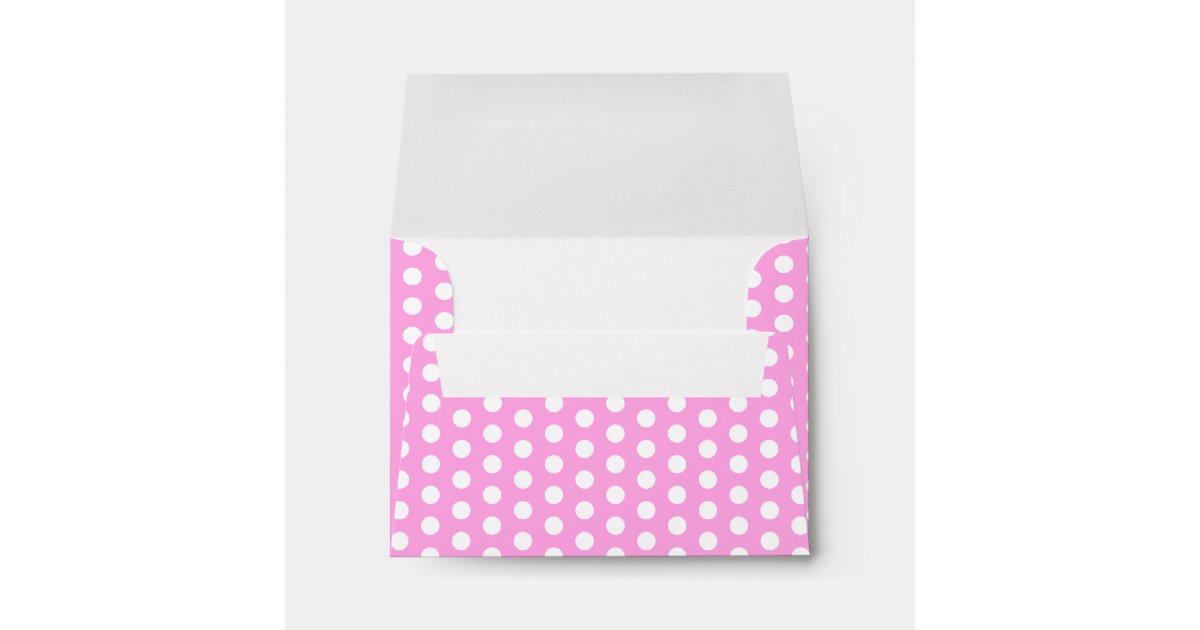 White Polka Dot Envelope | Zazzle