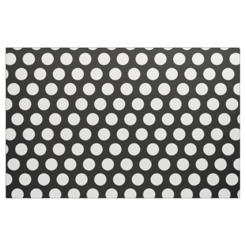 White Polka Dot Fabric