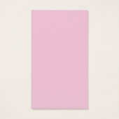 White polka dot on red background bookmark (Back)