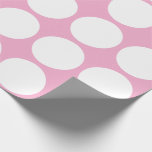 White Polka Dots Geometric Pattern Light Pink Wrapping Paper<br><div class="desc">Designed with white dots patterns in solid pink background. You may change to any background color as you wish. Great for birthdays,  holidays or any celebrations or events!</div>