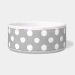 White Polka Dots on Chrome Grey Background<br><div class="desc">White polka dots on chrome grey background
White circles patterns steel gray background 
pale grey background with white dots
white circles on concret grey background</div>