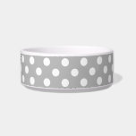 White Polka Dots on Chrome Grey Background<br><div class="desc">White polka dots on chrome grey background
White circles patterns steel gray background 
pale grey background with white dots
white circles on concret grey background</div>
