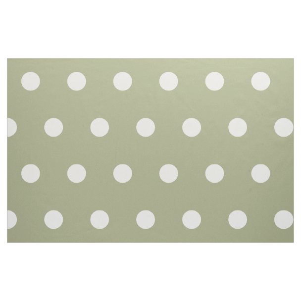 sage green polka dots