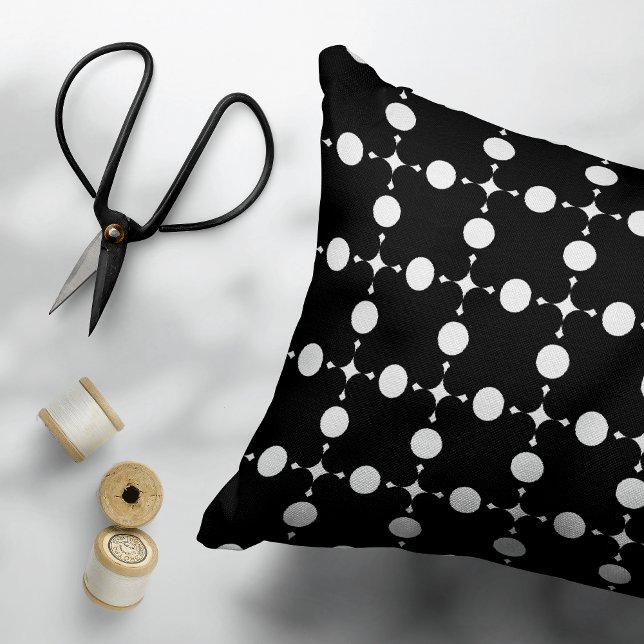 White Polka Dots, Polka Dot Pattern, Dots, Dotted Accent Pillow (Creator Uploaded)