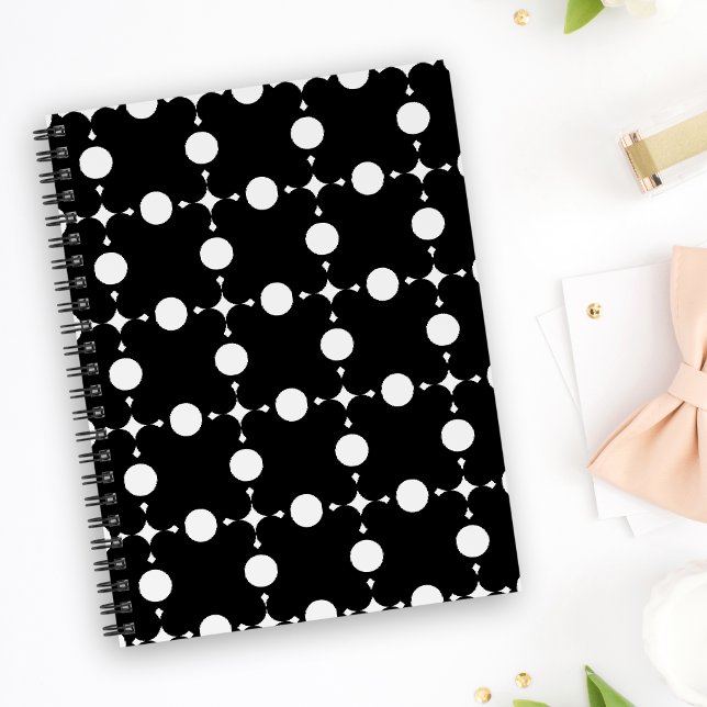 White Polka Dots, Polka Dot Pattern, Dots, Dotted Notebook (Creator Uploaded)