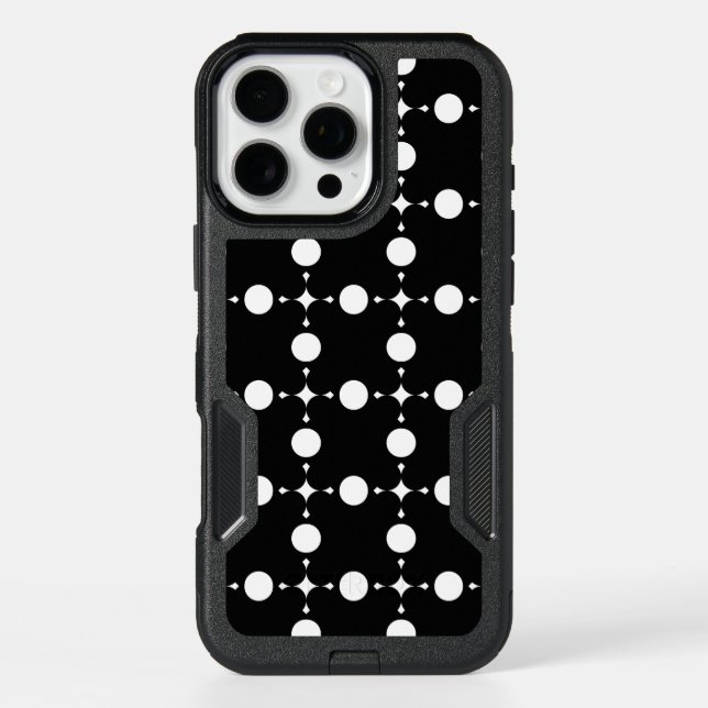 White Polka Dots, Polka Dot Pattern, Dots, Dotted Otterbox iPhone Case (Back)