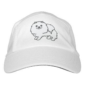 White Pomeranian Cute Cartoon Dog Hat