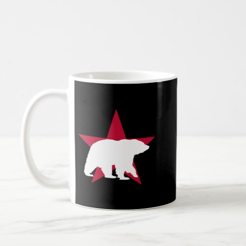White Pomeranian Dog Weightlifting in Cyber Fitnes Coffee Mug