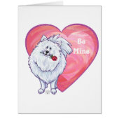 White Pomeranian Valentine's Day (Front)