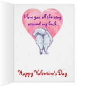 White Pomeranian Valentine's Day (Inside (Right))