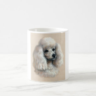 White Poodle Coffee Mug