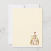 White Poodle Marie Antoinette French Fashion (Back)