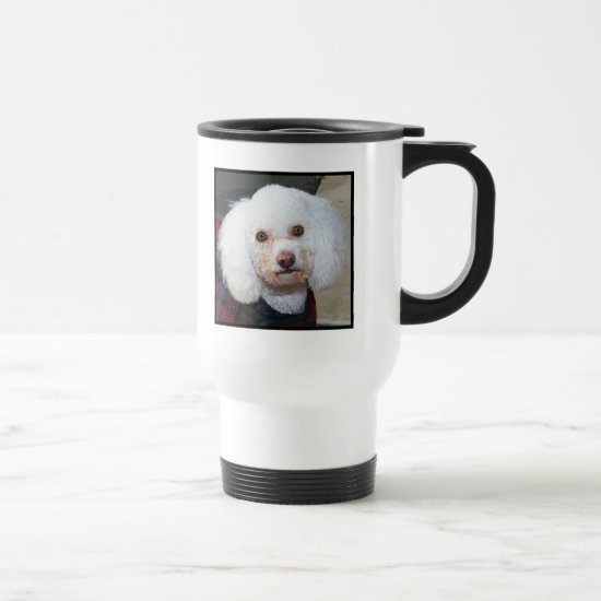 White Poodle Mug