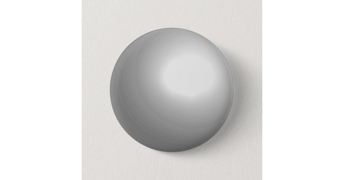White Pool Ball Customizable Button | Zazzle
