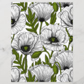 White poppies on white (Back)