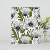 White poppies on white (Standing Front)